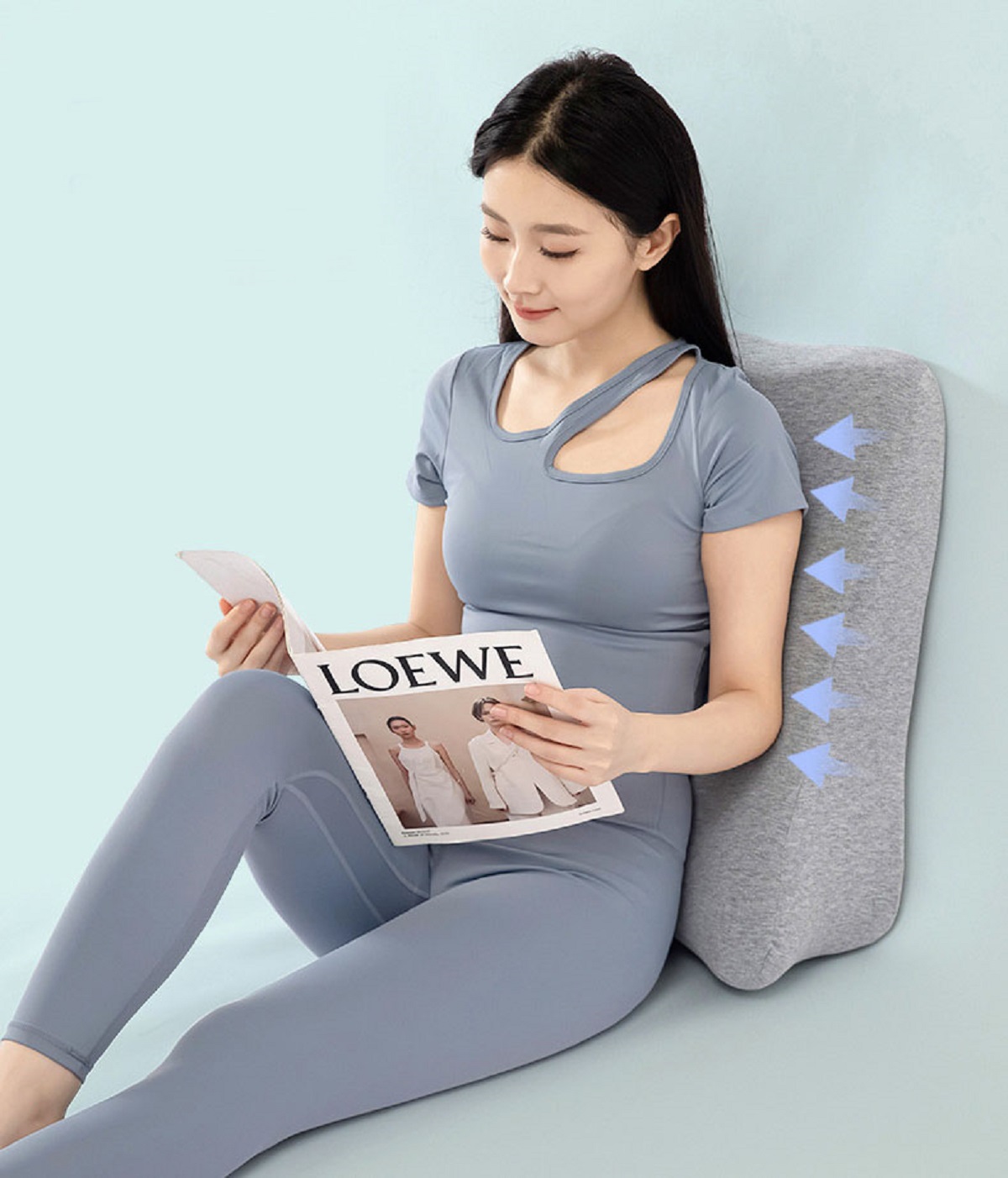 Jedinečný ergonomický podporný vankúš